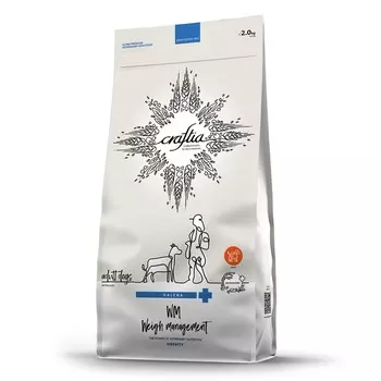 Сухой корм для кошек Craftia Galena Cat Weight Management Care для взрослых кошек при избыточном весе 2 кг