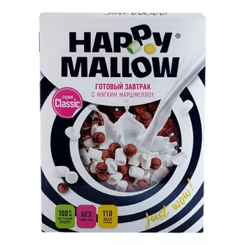 Сухой завтрак Happy Mallow с мягким маршмеллоу 240 г