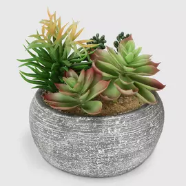Суккуленты Koopman искусственные в горшке 13х13х16,5 см