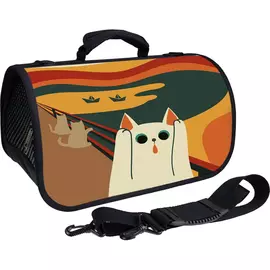 Сумка-переноска для животных Foxie Cat Scream S21-P-SCREAM-S 43х25х24 см