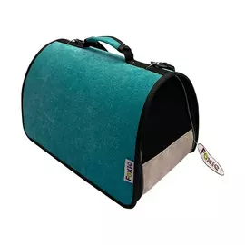 Сумка-переноска для животных Foxie Colour 44x27x27 см Бирюзовый