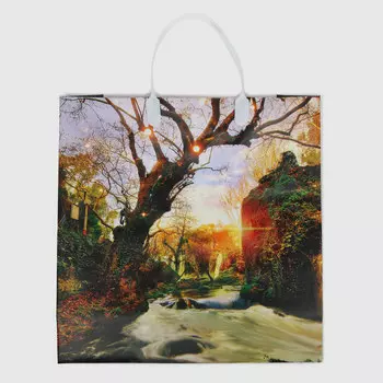 Сумка подарочная Мегамаг мягкий пластик PBM 30х30х10 см в ассортименте