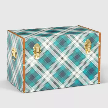 Сундук Grand Forest Клетка зеленая 51х31х32 см
