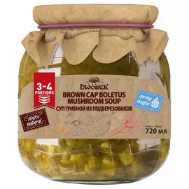 Суп грибной из подберезовиков Dworek 720 мл