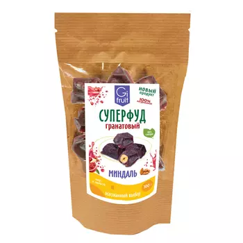 Суперфуд Gifruit гранатово-ореховый миндаль, 100 г