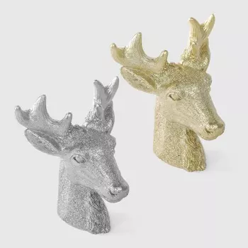 Свеча Ad trend NY голова оленя 15 см в ассортименте