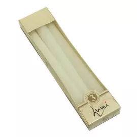 Свеча античная Lumi 3 шт белая