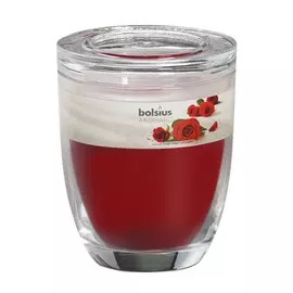 Свеча ароматическая Bolsius в стекле Роза 12х10 см