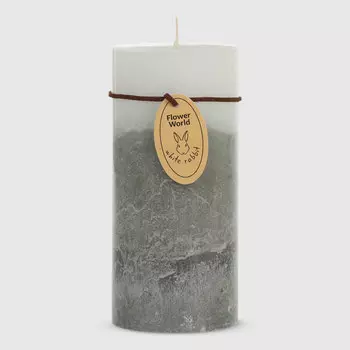 Свеча ароматическая трехцветная White Rabbit цветочный мир 7х15 см