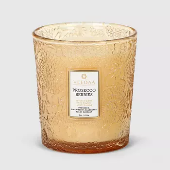 Свеча ароматическая Veedaa prosecco berries valeno в стекле