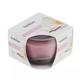 Свеча ароматическая в стакане Bolsius 63/90 магнолия