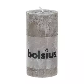 Свеча Bolsius 100/50 rustic темно-серая