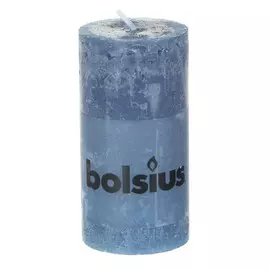 Свеча Bolsius 100/50 rustic темно-синяя