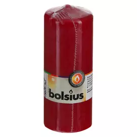 Свеча Bolsius 150/60мм бордовая