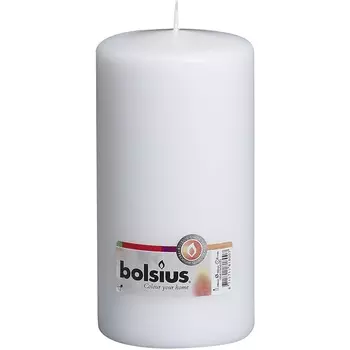 Свеча Bolsius 20х10 см White