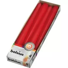 Свеча Bolsius 245/24 красные (103600350941)