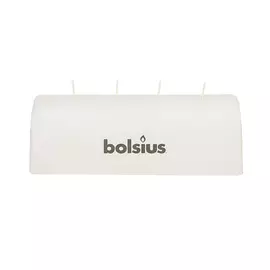 Свеча Bolsius 80/250/90 rust 4фетиля белая