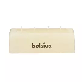Свеча Bolsius 80/250/90 rust 4фетиля айвори