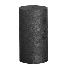 Свеча Bolsius block Rustic 13x6,8 антрацит