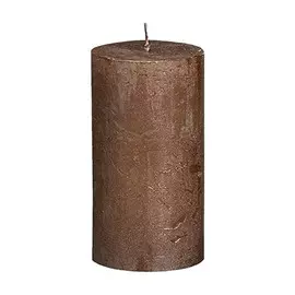 Свеча Bolsius block Rustic 13x6,8 медная