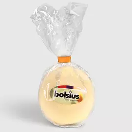 Свеча Bolsius круглая 7 см кремовая