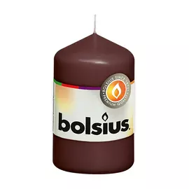 Свеча Bolsius Moccolo 8x5 коричневая