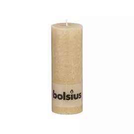 Свеча Bolsius rustic 190/68 бежевая