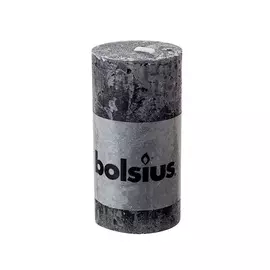 Свеча Bolsius rustic 10х5 см антрацит