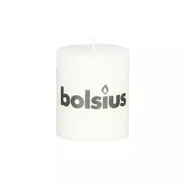 Свеча Bolsius Rustic белая