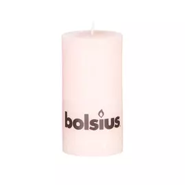 Свеча Bolsius Rustic розовая