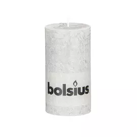 Свеча Bolsius Rustic светло-серая