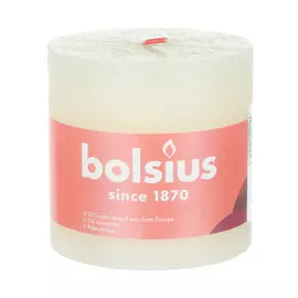 Свеча Bolsius shine 10х10 см жемчужная