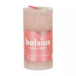 Свеча Bolsius shine 10х5 см розовая