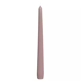 Свеча Bolsius столовая конусная 24,5 х 2,4 см, тёплый серый