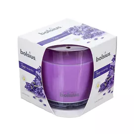 Свеча Bolsius в стакане лаванда 9,5х9,5 см