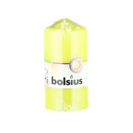 Свеча декоративная Bolsius 12х6 см лайм