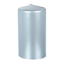 Свеча декоративная Wenzel Glanzmetallic сапфир 13х7 см