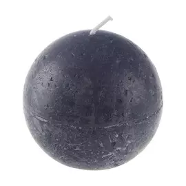 Свеча круглая Bolsius rustic 80мм темно-синяя