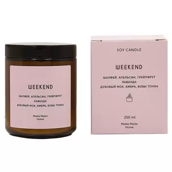 Свеча Meela Meelo Home Weekend 250 мл