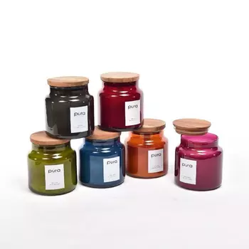 Свеча Mercury ароматизированная в стекле 10х11 см в ассортименте