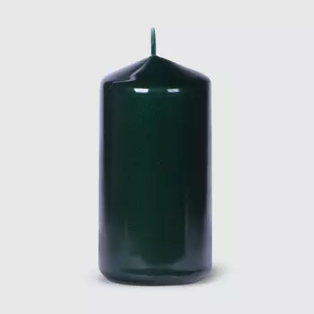 Свеча Mercury Deco Glass зелёная Д5 см 10 см