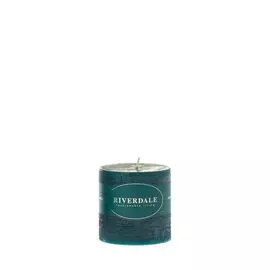 Свеча pillar изумруд 7.5х7.5см Riverdale