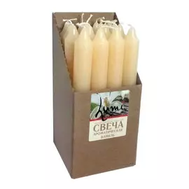 Свеча столовая 2x17,8 кремовая ваниль 1 шт