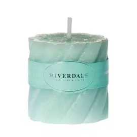 Свеча swirl цв мор волны 5х5см Riverdale