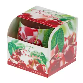 Свеча в стакане 80х75 тутти фрутти Бартек