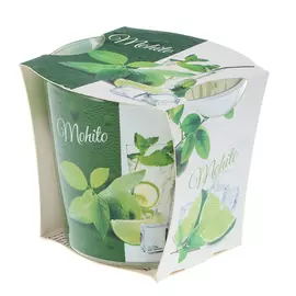 Свеча в стакане моо 115гр Бартек