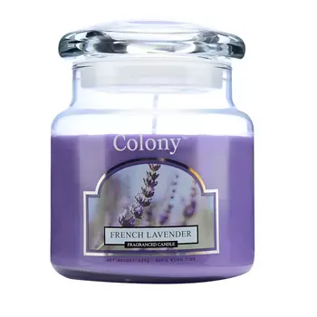 Свеча в стекле средняя Французская лаванда