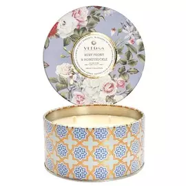 Свеча в жестяной банке Ruby Peony &amp; Honeysuckle (8906136680463)