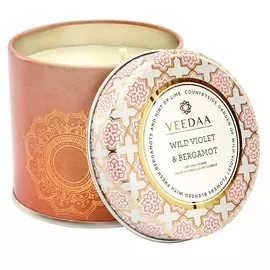 Свеча в жестяной банке Veedaa Wild Violet & Bergamot (8906136680418)