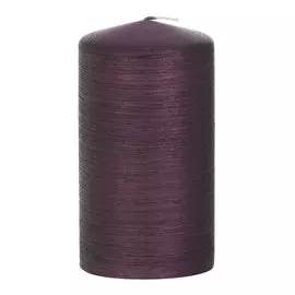 Свеча Wenzel rustikana пурпурная 150х80мм
